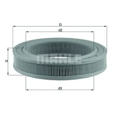 Filtru aer MAHLE ORIGINAL LX 386