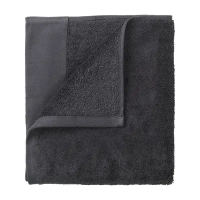 Prosoape gri-închis 4 buc. din bumbac din frotir 30x30 cm Riva – Blomus