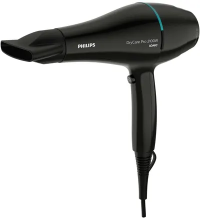 Uscător de păr Philips - DryCare Pro, BHD272/00, 2100W, 6 viteze, negru