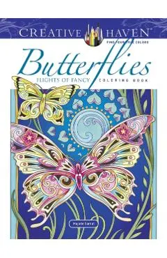 Creative Haven Butterflies Flights of Fancy Coloring Book