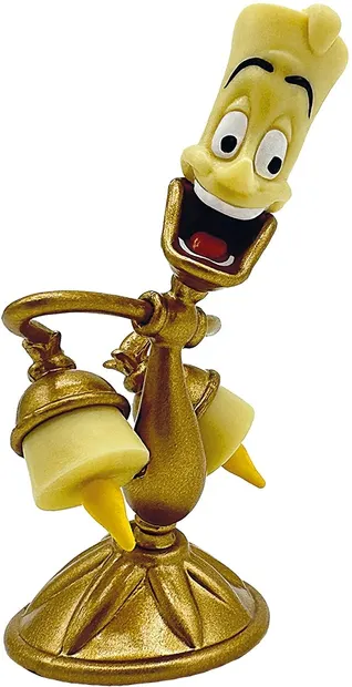 Figurină Bullyland Beauty and the Beast - Lumiere, 6.5 cm