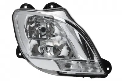 Far dreapta (H1 H7 LED PY21W, electric, cu motor, cu lumina de zi, culoare insert: crom platinat, culoare indicator: transparent) potrivit DAF CF, XF 106 10.12