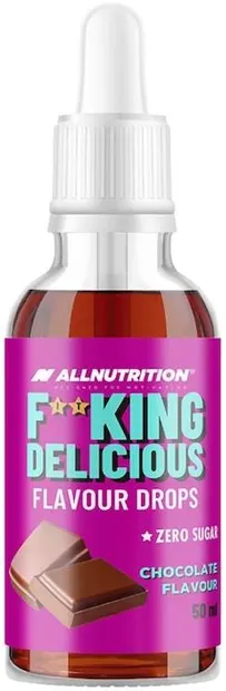 Fitking Delicious Flavour Drops, ciocolată, 50 ml, AllNutrition