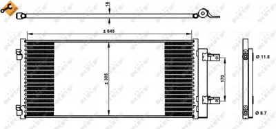 Radiator AC condensator cu uscator, aluminiu potrivit OPEL ASTRA K 1.0-1.6D 06.15