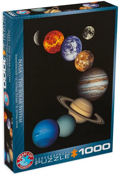 Puzzle Eurographics din 1000 de piese - NASA – Sistemul solar