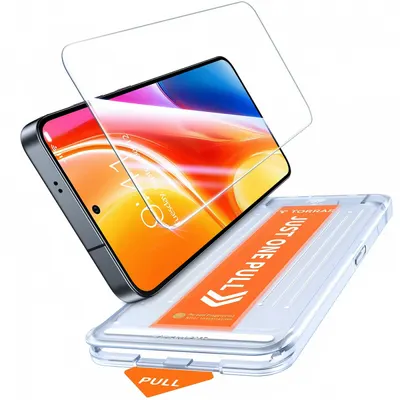 Folie de protectie Ecran Torras GlassGo Install Master pentru Samsung Galaxy S26 S942, Sticla Securizata, Full Glue, Transparenta