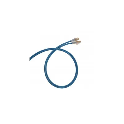 Patch cord RJ45/RJ45 High Density category 6 screened F/UTP - LSZH albastru - 1m