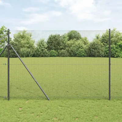 vidaXL Gard din sârmă sudată 1000 x 150 cm Gri