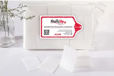 Servetele pentru manichiura fara fibra NailsUp