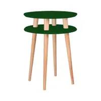 Măsuță auxiliară Ragaba Ufo, ⌀ 45 cm, verde închis