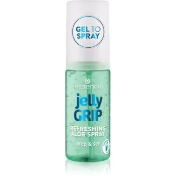 essence jelly GRIP bază de machiaj și spray fixator 2 în 1 cu efect revigorant
