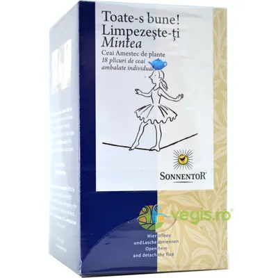 Ceai Toate-s Bune Limpezeste-ti Mintea Ecologic/Bio 18dz