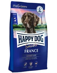 HAPPY DOG Supreme Sensible France -Hrană uscată pentru câini adulți - talie medie și mare - cu rață - 1 kg