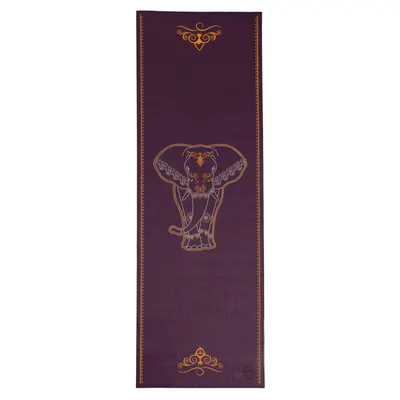 Saltea de yoga Bodhi Leela Elephant 4.5mm - Violet cu elefant