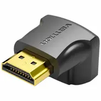 Adaptor Video Vention Angled, HDMI - HDMI, 4K, Negru AINB0