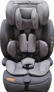 Scaun auto cu Isofix Baby Care Safety Plus Gri 9-36 kg, Omologare R-129 i-Size, Tetiera reglabila, Sistem de prindere in centura de siguranta, Husa detasabila