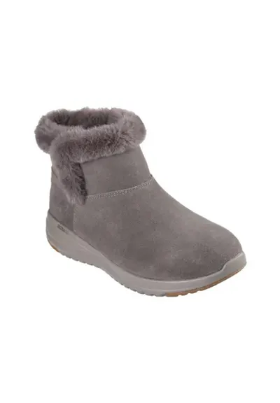 Ghete femei Skechers On-the-go Stellar - Cozy Step, Gri
