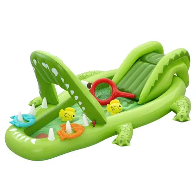 Spatiu de joaca gonflabil Bestway - Later Gator, 234 x 163 x 87 cm, Verde