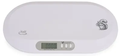 Cântar electronic pentru bebeluși Cangaroo - Peanut, White