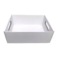 Cutie ladă cu mânere - alb - Default Title