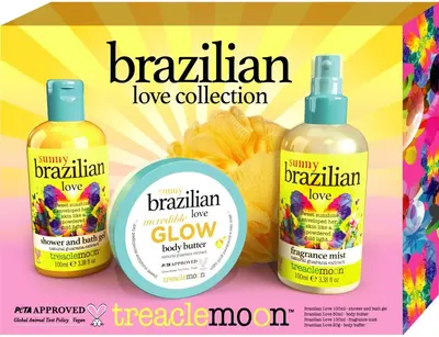 Treaclemoon Set cadou Brazilian Love, 4 piese