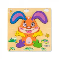 Puzzle 3D Iepuras Montessori