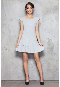 Rochie dama Bumbac - M042 - Gri -