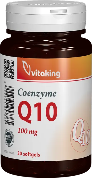Coenzima Q10 naturala 100mg, 30 capsule gelatinoase, Vitaking