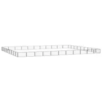 vidaXL Țarc câini 40 panouri negru 100x50 cm oțel vopsit electrostatic