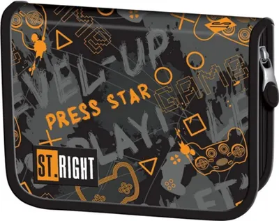 Penar St. Right Orange Pad - Cu 1 fermoar si 2 aripi
