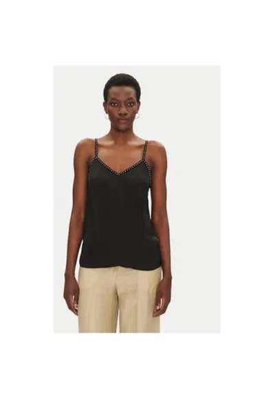 Top dama 251-OSTUD - Poliester - Negru