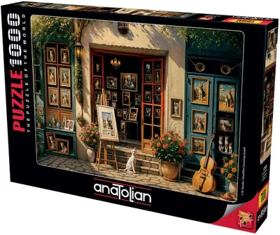 Puzzle Anatolian din 1000 piese - Galeria de pisici