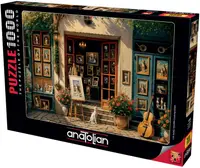 Puzzle Anatolian din 1000 piese - Galeria de pisici