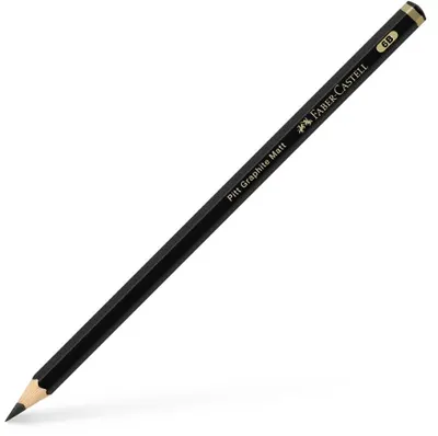 Creion grafit Faber-Castell Pitt - 6B, Mat