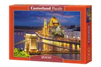 Puzzle Castorland din 2000 de piese - Budapesta noaptea