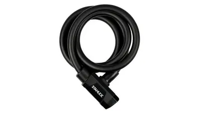 Cablul de blocare cu cifru pentru bicicletă - Negru - 10 x 1200 mm