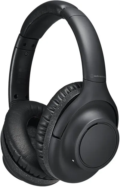 Căști fără fir cu microfon Audio-Technica - ATH-S300BT, ANC, negru