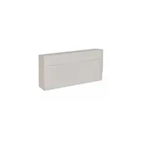 Practibox S dulap aparent cu bara de nul - Usa alba - 1 rand cu 22 module per rand