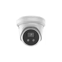 Camera supraveghere IP Dome Acusense Hikvision DS-2CD2346G2ISUSLC, 4MP, 2.8 mm, IR 30 m, microfon/difuzor, lumina stroboscopica, sirena, PoE