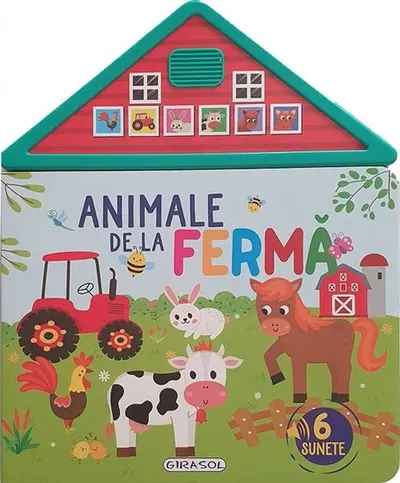 6 sunete - Animale de la fermă - Hardcover - ***