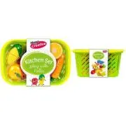 Set de bucatarie - cos de cumparaturi, Nella - cu fructe si legume, MegaCreative 452168, 3+ ani