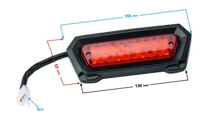 Stop spate LED atv moto
