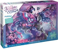 Puzzle cu sclipici Nebulous Stars din 1000 piese - Eclipsa și calul ei