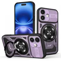 Husa pentru Apple iPhone 16 Plus, Techsuit, RuggedCam, Mov