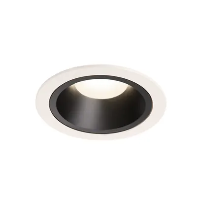 Spot incastrat, NUMINOS L Ceiling lights, white Indoor LED recessed ceiling light white/black 4000K 40°