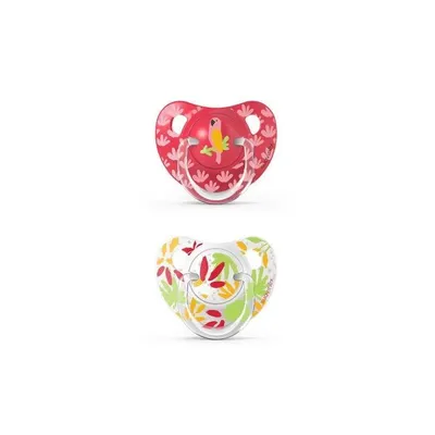 Set suzete anatomice din silicon 6-18 luni, Jungle, Suavinex | 2 bucati