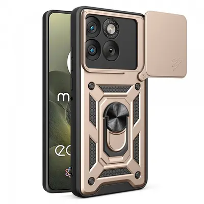 Husa pentru Motorola Edge 70, Techsuit, CamShield, Aurie