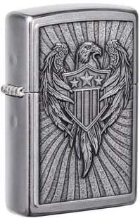 Brichetă Zippo - Eagle Shield Emblem Design