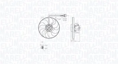 Ventilator Radiator Potrivit Audi A3, Tt; Seat Arosa, Cordoba, Ibiza Iii, Leon, Toledo Ii; Skoda Fabia I, Fabia I Praktik, Octavia I, Octavia Ii; Vw Bora, Bora I, Fox, Golf Iv, Lupo I 1.0-3.2 10.94-12