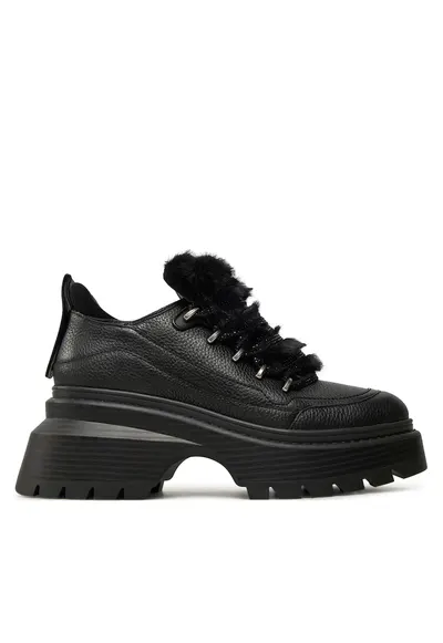 Pantofi dama - Piele naturala - Negru 40F4SS